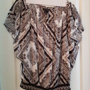 BHWM Blouse with Neutral Print